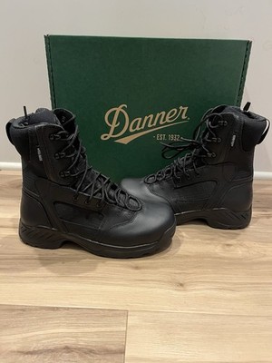 Brand New In Box Danner Kinetic Side Zip 8  Black Boots - Mens 8.5 EE 28012