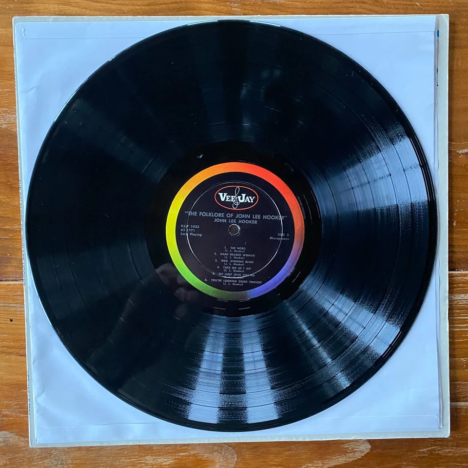 The Folk Lore Of John Lee Hooker-Country Blues-Chicago Blues Vinyl LP-OG VJ Mono - Image 4 of 4