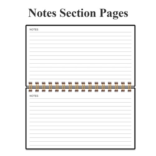 Check Registers for Personal Checkbook - A6 Blank Ledger Transaction Black - Picture 6 of 7