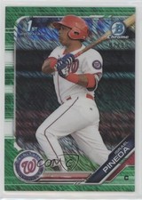 2019 Bowman Chrome Prospects Green Shimmer Refractor 82/99 Israel Pineda 2p7