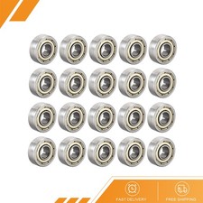 20pcs - 605ZZ Ball Bearings Double Shield 5mmx14mmx5mm High Carbon Steel Z1