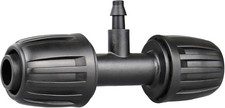 Drip Irrigation Fittings for 1/2 Inch to 1/4 Inch Tubing Reducing Tee  1/2" 1/2"