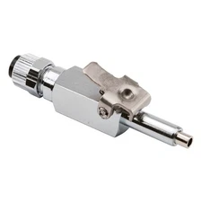 DCI- Dental Air or Water 1/4 Poly Quick Disconnect with Shut-off Male DCI 0014