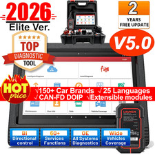 2026 LAUNCH X431 V PRO 5 Elite Car OBD2 Scanner Diagnostic Tool ECU Coding TPMS