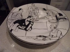 3 Epoch  Le Restaurant dinner plates cute excellent condition low fast shipping!