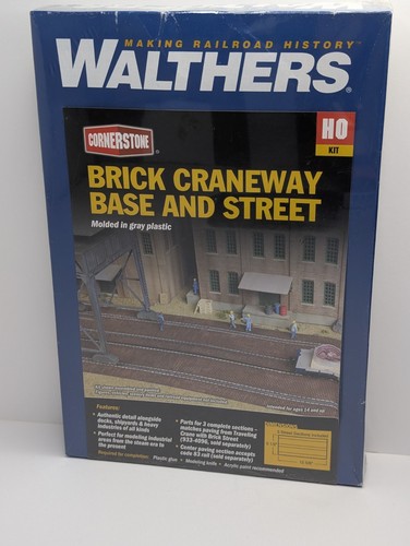 Walthers 4097 Brck Crnwy Base/Street 3/