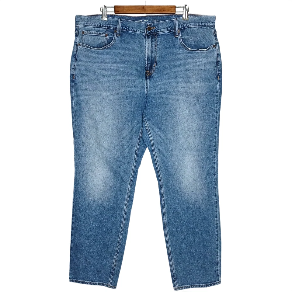 Old Navy mens Athletic Taper Built-in Flex jeans size 42 x 32 blue med wash - Image 2 of 4