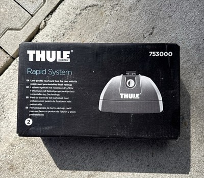 THULE Rapid System 753 Lastenträgerfuß für vorinstallierte Dachrelings