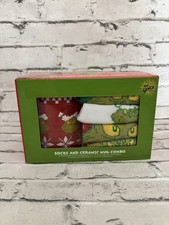The Grinch Dr Seuss Socks Ceramic Mug Combo NWT