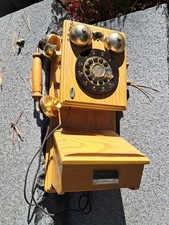 Thomas Wood Repo Push Button Wall Phone Collectors Edition WORKS 17Hx8Wx7D