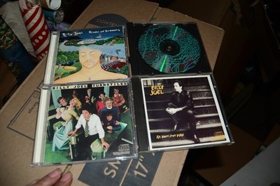 4 Billy Joel CD lot, new cases, Turnstiles, Innocent Man, Glass Houses, River of