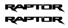 Pair 2 RAPTOR Logo Die-Cut Vinyl Decal You Pick Color