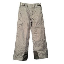 Columbia Titanium Bugaboo gray snow ski pants Omni-tech Size 10/12