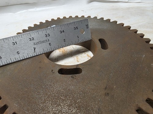 New No Box Unbranded 50 Tooth 5P, 34035 1 Spur Gear 3-1/2" Bore. - Afbeelding 4 van 6