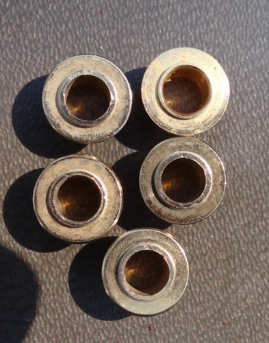 5 Vintage 1976 Kluson Sealfast Gold Ferrules 5/16  Gibson Johnny Smith - Picture 1 of 12