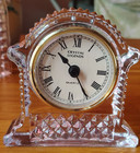 Vintage Godinger Crystal Legends desk clock 24% lead crysal — photo 1