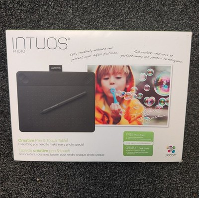 Wacom Intuos Photo TH490 Drawing Tablet Pen & Touch NEW Sealed Black USB Digital