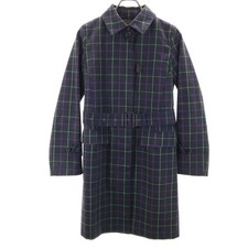 MACKINTOSH PHILOSOPHY made in Japan Check Pattern Stainless collar coat Women