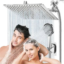Stainless steel Rainfall Shower Head Ultrathin Rain Shower head High Pressure