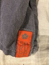 Sakura Bloom Ring Sling For Baby Wearing 100 Linen Gray One Size Adjustable