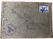 SS Feldpost Feldlazarett SS-Panzergrenadier Division &bdquo;Das Reich&ldquo; 5.2.43 n. W&uuml;rzb