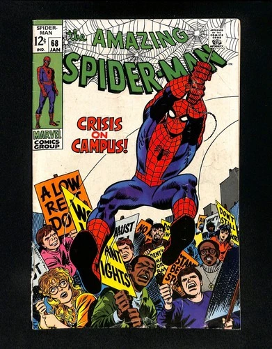 Amazing Spider-Man #68 GD/VG 3.0 Kingpin Appearance! Romita! Marvel 1969