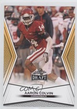 2014 Leaf Draft Gold Aaron Colvin #1 2u8
