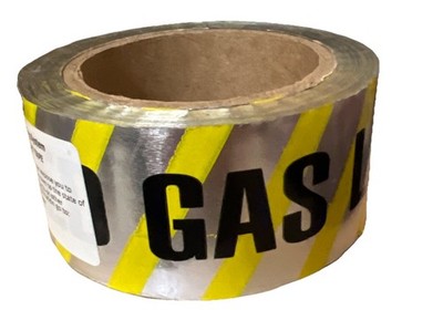 Pro-Flex Pro-Poly 2 In. x 100 Ft. Direct Burial Gas Line Caution Tape Pro-Flex