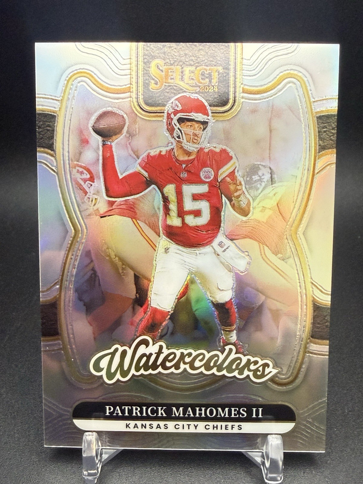 2024 Panini Select Patrick Mahomes II Watercolors SP #11 Kansas City Chiefs