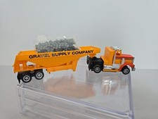 Tyco Truck US-1 Slot Car Gravel Supply Company - Semi w/ trailer ORIGINAL Rocks
