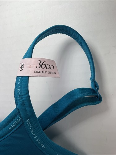 Victoria's Secret T-shirt Lightly Lined Demi Bra 36DD Turquoise Style 26667345 - Picture 3 of 6
