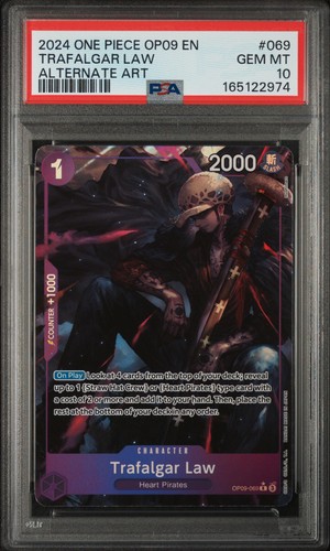 Trafalgar Law (Parallel) graded PSA 10 for sale on eBay