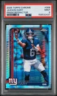 2025 Topps Chrome Jaxson Dart RC Prism Refractor PSA 9 #306 Pop 6, None Higher!