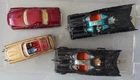 ORIGINAL VINTAGE DIECAST CORGI TOYS LOT OF 4 LE DANDY COUPE 007 & 2 BATMOBILES
