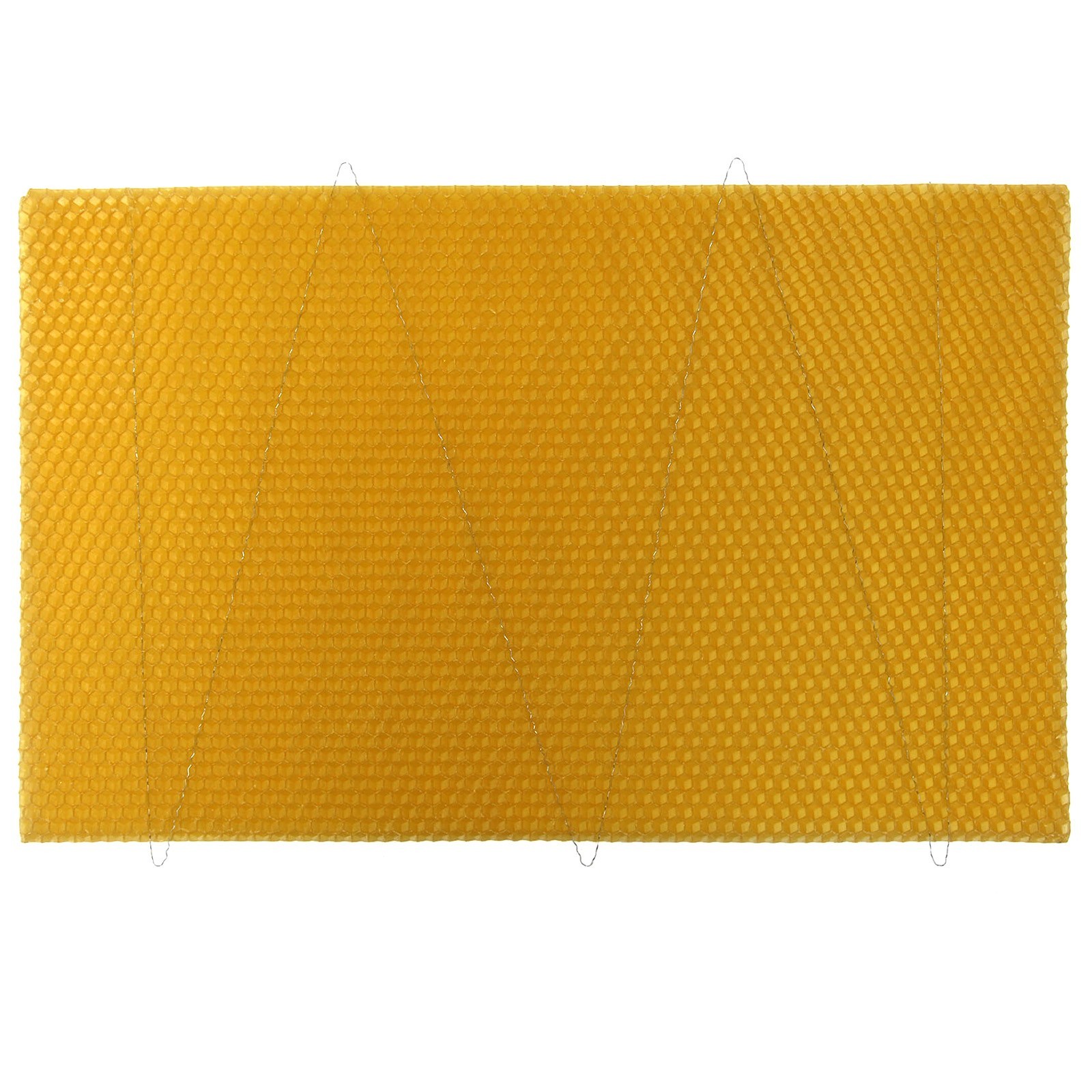 National Beehive Brood Box Wired Wax Foundation Sheets Beekeeping Frames Durable