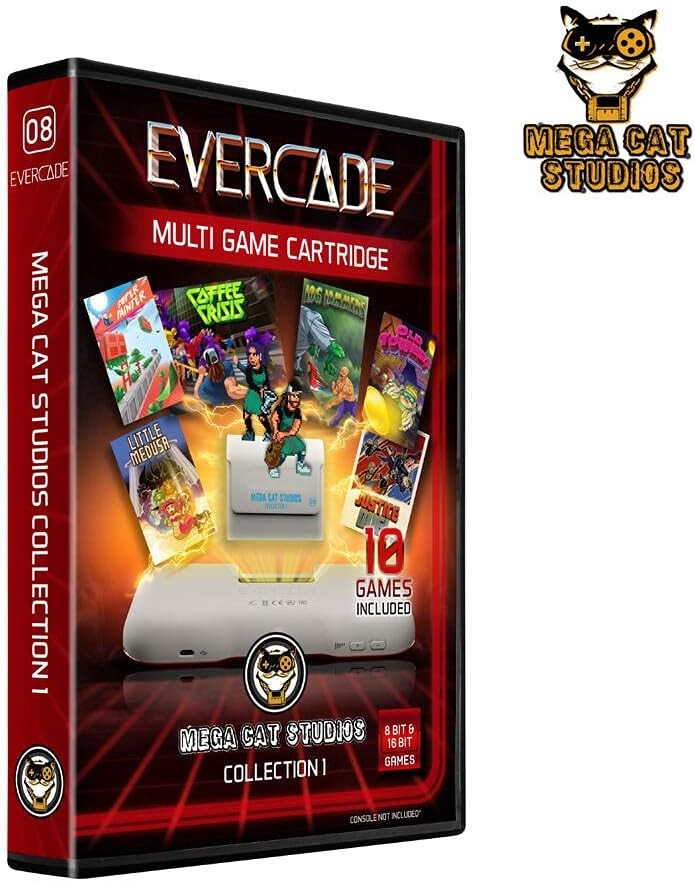 Evercade Mega Cat Studios Collection 1 - BRAND NEW AND SEALED - FREE SHIPPING - Image 2