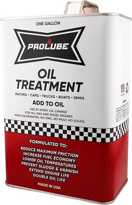 Prolube Engin Oil Treatment 1GALLON Engine Oil Additive for Gas & Diesel Engines