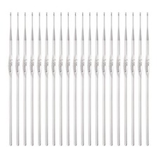20 St&uuml;ck H&auml;kelnadeln aus Edelstahl 0,6mm Metallstricknadeln f&uuml;r DIY