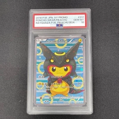 The Pokémon Company 2016 Poncho-Wearing Pikachu 231/XY-P Holo PSA 10