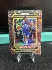 2022-23 Panini Prizm NBA Basketball Monopoly Collin Sexton Black Icons Holo Jazz