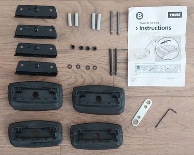 THULE 3153 + Thule 753 | Für: TESLA MODEL S | 15-17 | Dachträger XT Kit 183153