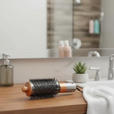 Round Brush Attachment for Dyson Air Wrap Oval round Volumizing Brush for Dyson
