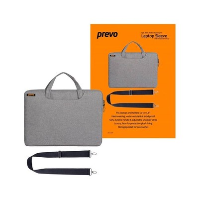 Prevo Laptop Sleeve Tasche 15,6 Zoll grau (LB001 15,6 HELLGRAU)