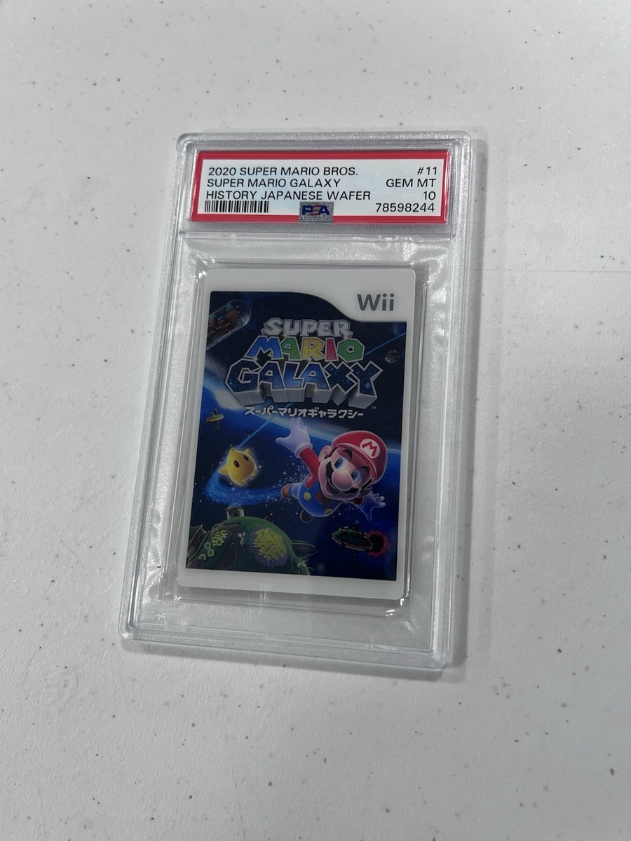 Nintendo Super Mario Galaxy PSA 10 History Japanese Wafer Card | eBay