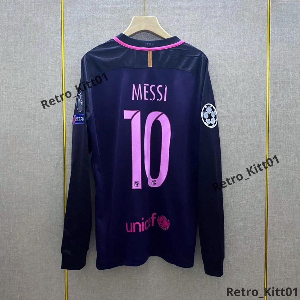Preços baixos em Camisa Barcelona Messi Manga Longa | eBay
