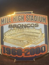 mile high stadium pin lapel sga promo denver broncos sga promo nfl football