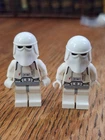 LEGO STAR WARS MINIFIGURES SNOW TROOPERS LOT OF TWO