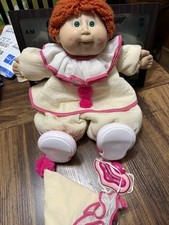 Vintage Cabbage Patch Circus Kids Clown red hair, green eyes, RARE W/certificate