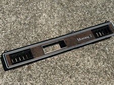1974 - 1978 Ford Mustang Ii Dash Clock Bezel Ac Vent Oem Woodgrain
