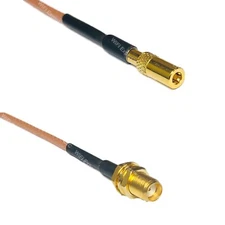 RG316 SSMB Female to SMA FEMALE RF Cable Rapid-SHIP LOT